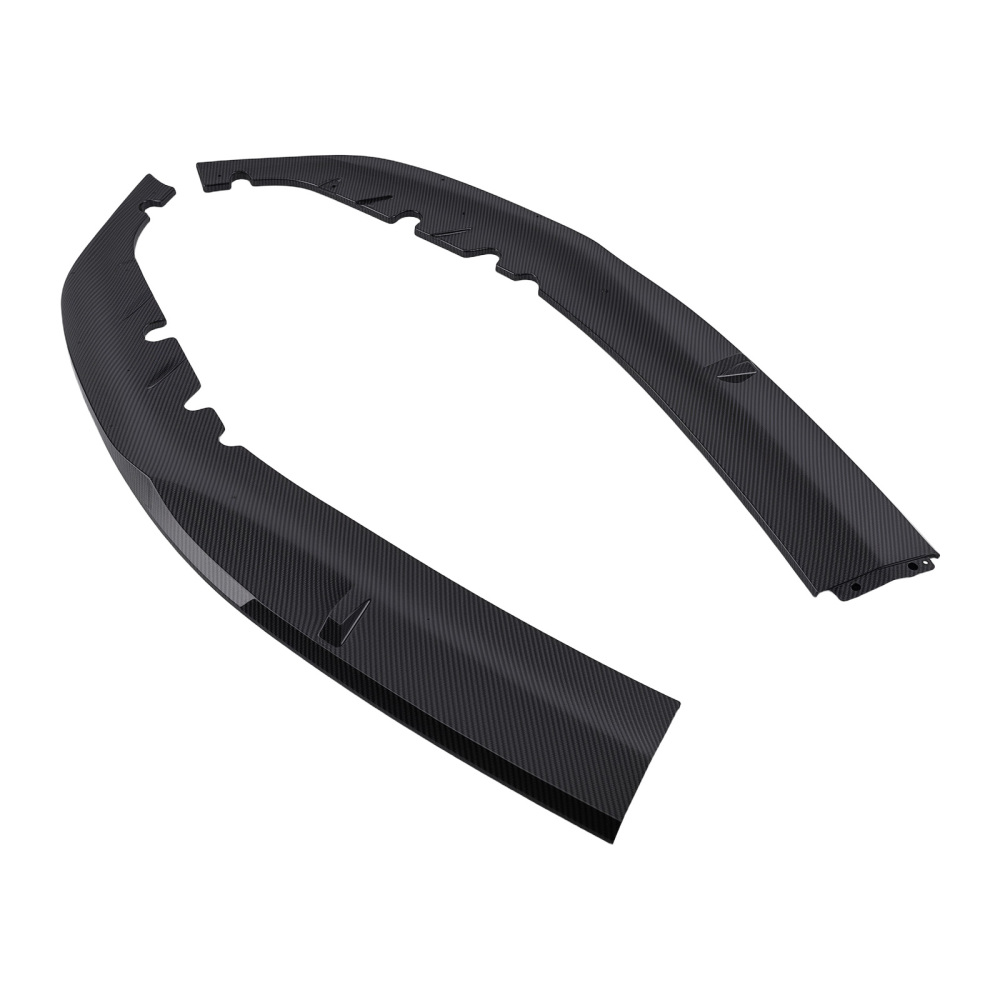 4PC Front Add On compatible for BMW G30 G38 5 Series M Sport 2017-2020 Carbon Style Set