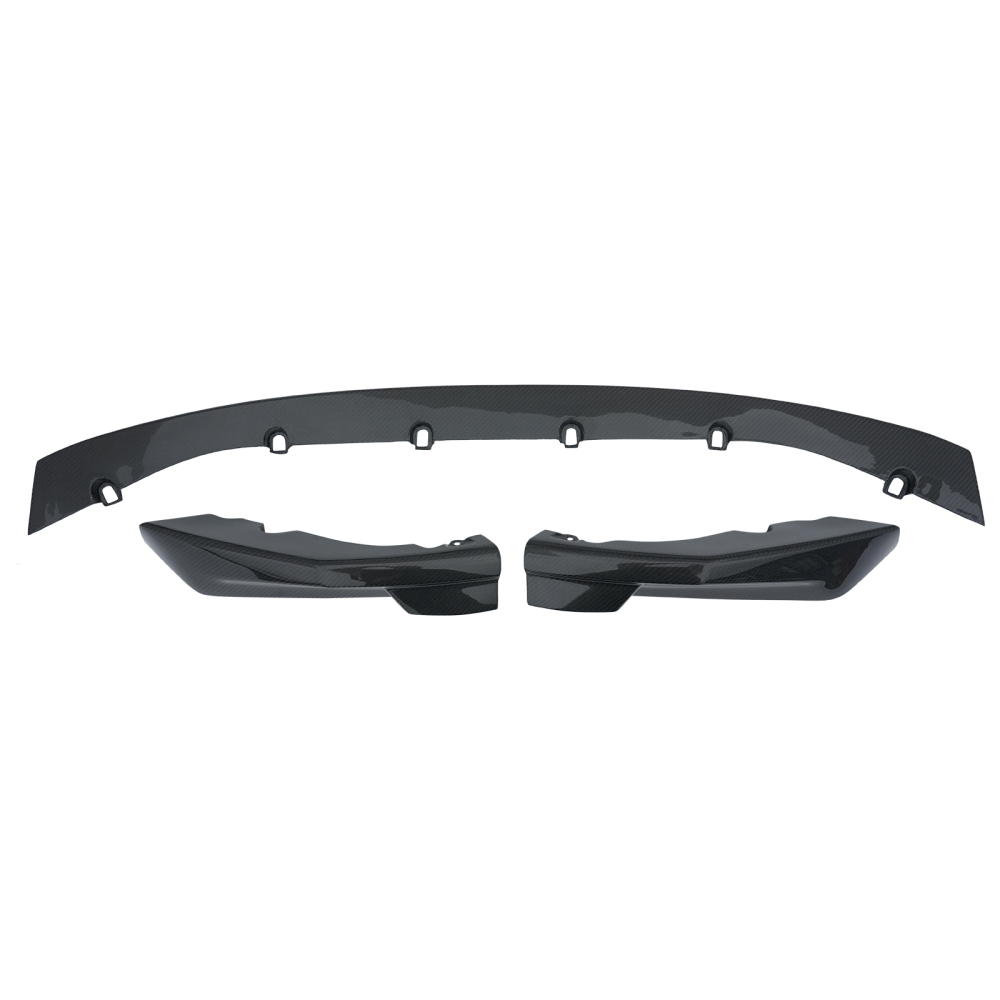 Carbon Fiber Bumper Lip compatible for BMW M3 M4 2021-2025 Front Splitter 3 Piece