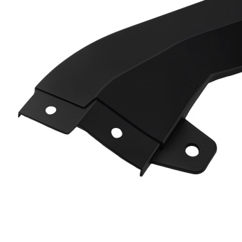 3PC Front Add On Lip compatible for Honda Civic 2022-2025 All Models RS Style Black Plastic