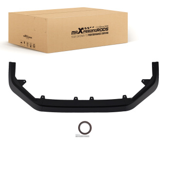 3PC Front Add On Lip compatible for Honda Civic 2022-2025 All Models RS Style Black Plastic