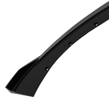 Gloss Black Bumper Kit compatible for Ford Mustang 2015-17 Front Lip Spoiler Lower Plastic