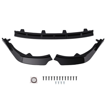 Gloss Black Front Body Kit compatible for Toyota Camry SE XSE 21-22 Bumper Lip Protection
