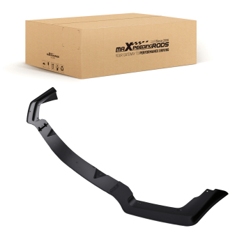 3PC Front Body Kit compatible for Infiniti Q50 Sport Sedan 2014-17 Black Bumper Spoiler Set