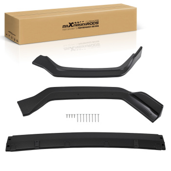 Carbon Style Front Lip compatible for Infiniti Q50 Sport 2018-2023 Bumper Protection