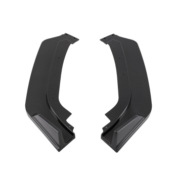 3PC Carbon Look Front Lip Kit compatible for Infiniti Q60 17-22 Lower Bumper Body Spoiler