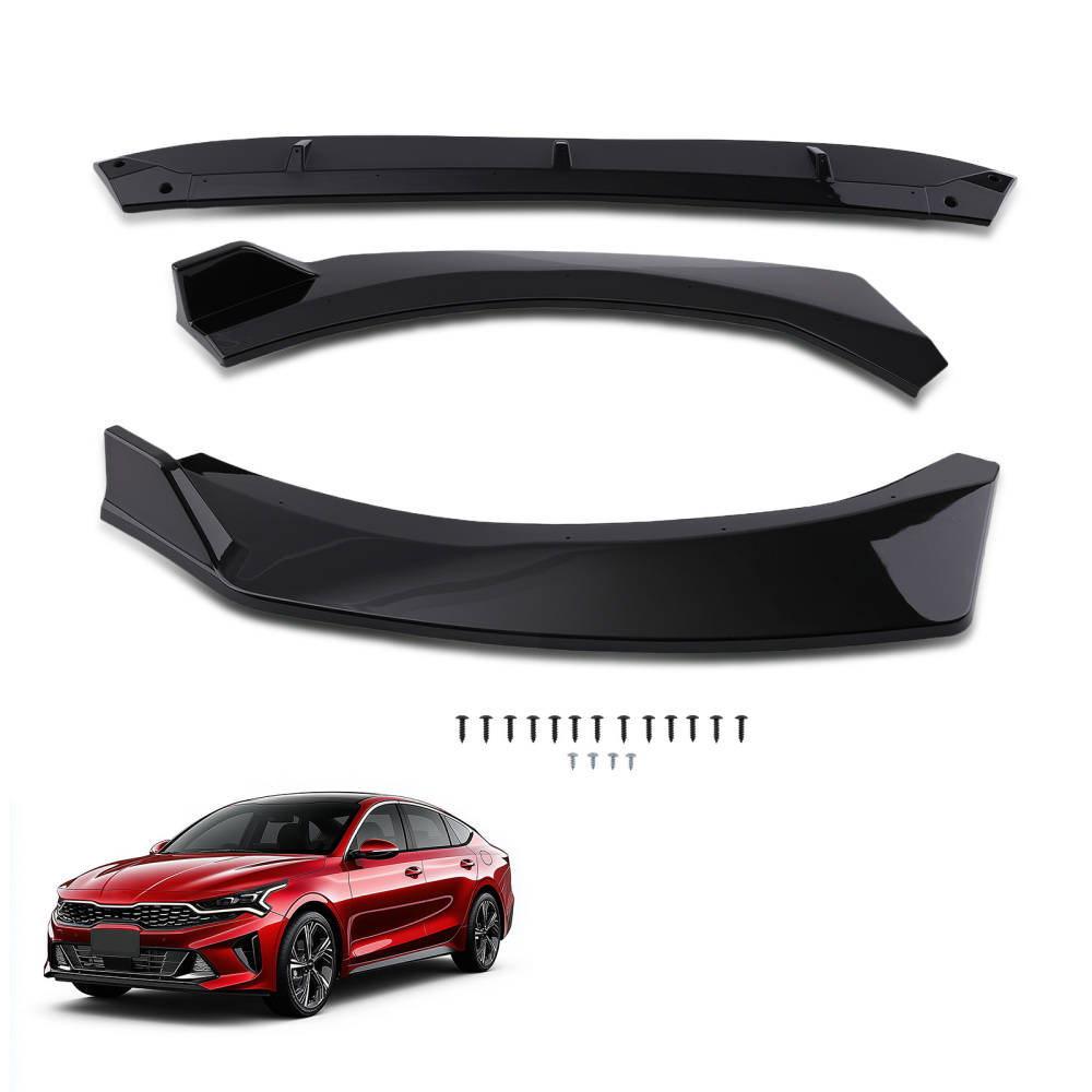 Front Bumper Accent compatible for KIA K5 2020-2024 GT-Line EX Sedan Black Performance Kit