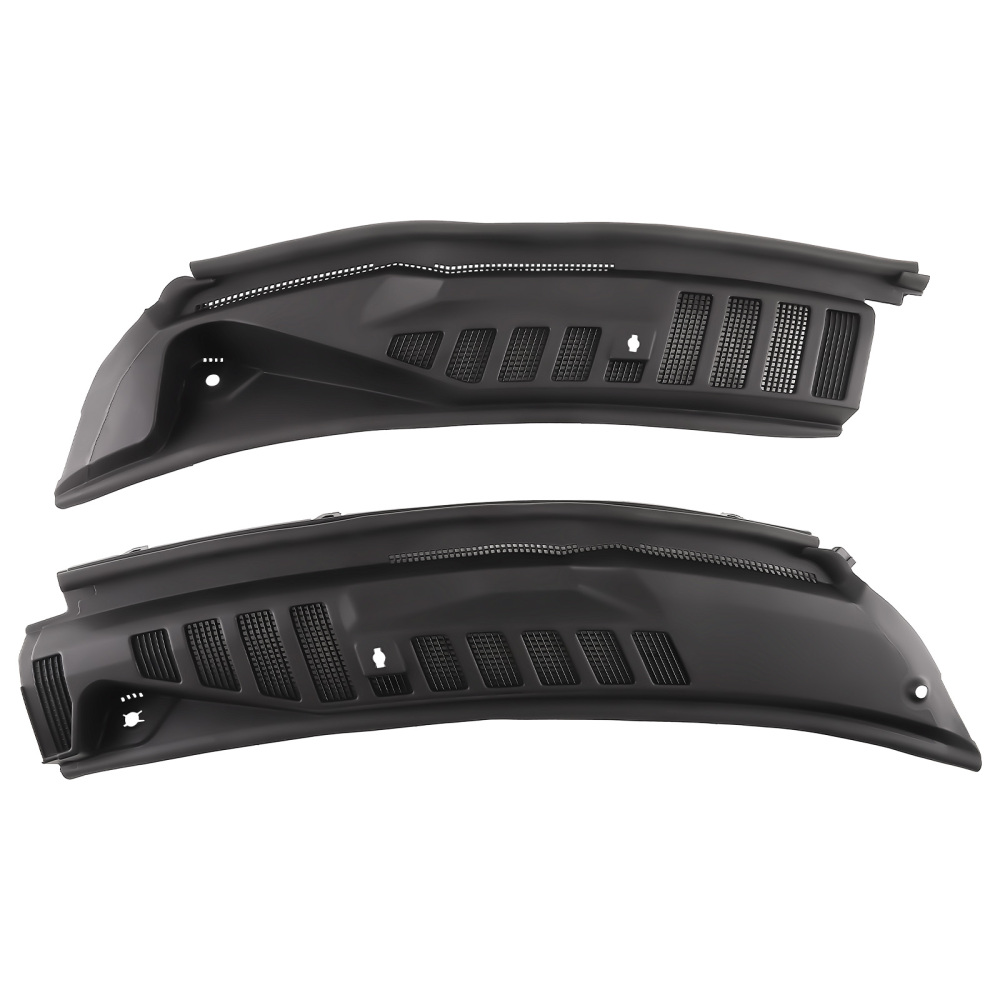 Windshield Wiper Cowl Panel Grille Set compatible for Ford F-250 F-350 Super Duty 2017-2022