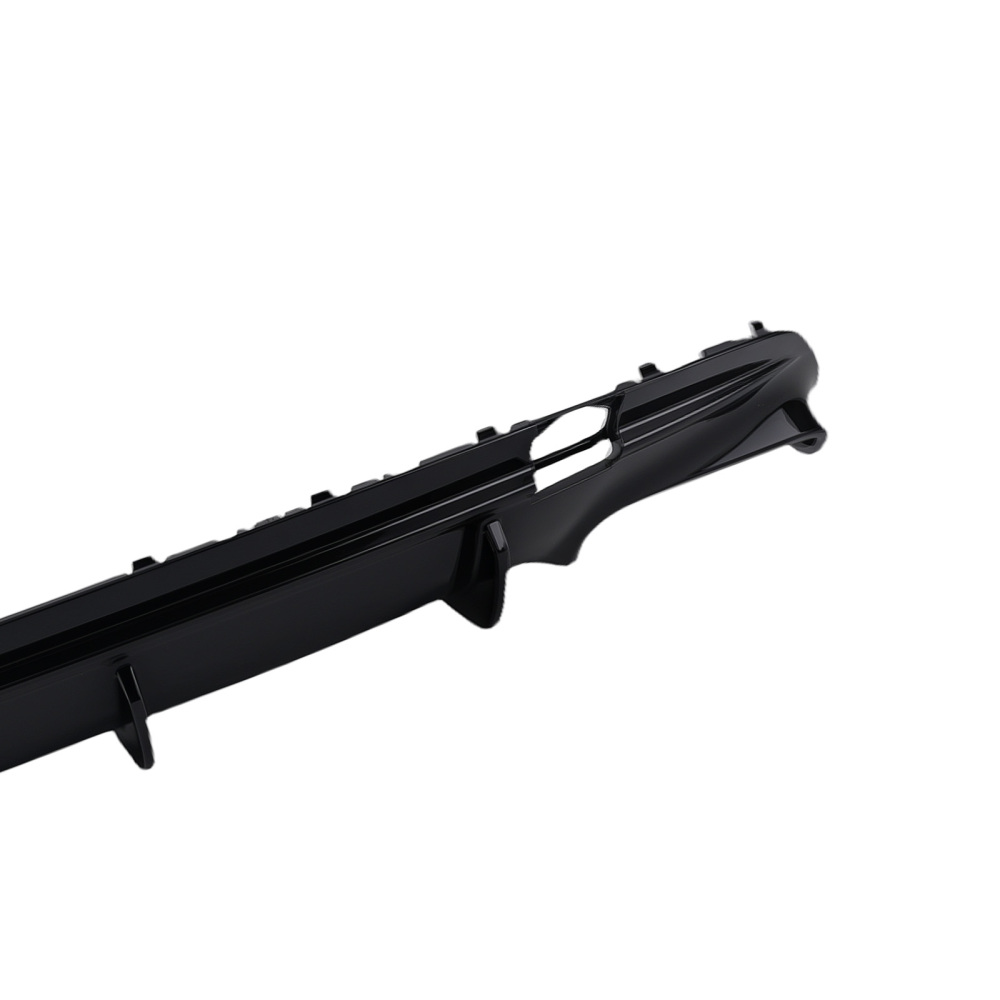 Rear Bumper Diffuser+Tailpipes For 2013-2019 compatible for Mercedes Benz W117 CLA45 AMG Sport