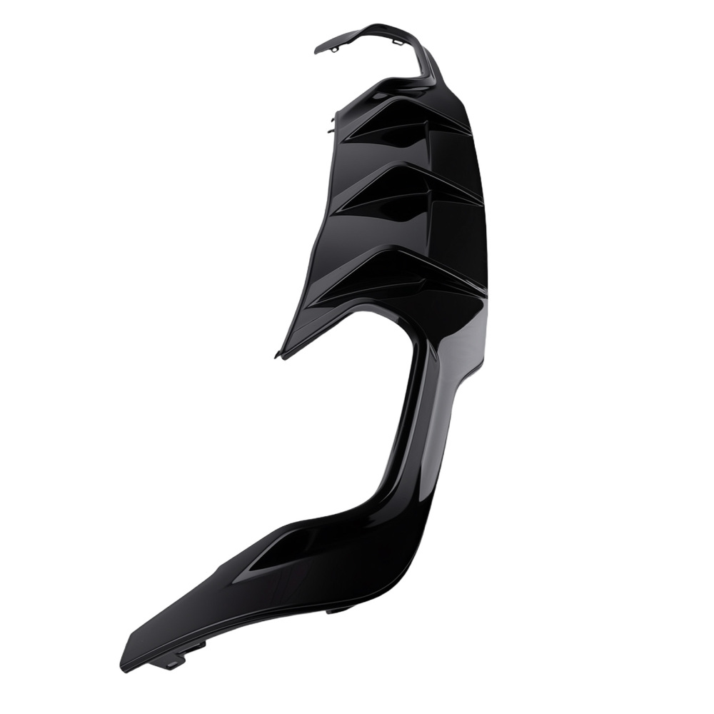 AMG Style Diffuser compatible for Mercedes C Class W204 2012-2015 Gloss Black Plastic
