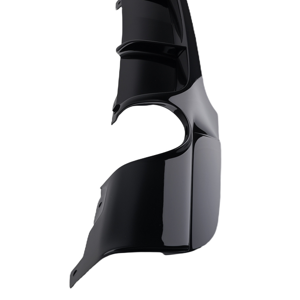 Rear Bumper Lip Diffuser compatible for BMW E90 3 Series M Sport 2005-2011 Black PP