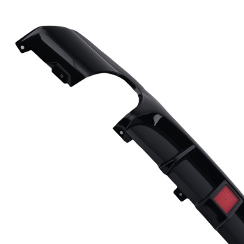 Rear Diffuser Dual Exhausts Gloss Black compatible for BMW E90 E91 3 Series M Sport 05-11