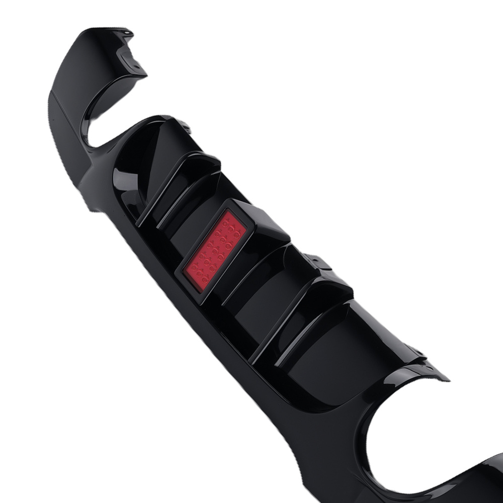 Rear Diffuser Dual Exhausts Gloss Black compatible for BMW E90 E91 3 Series M Sport 05-11