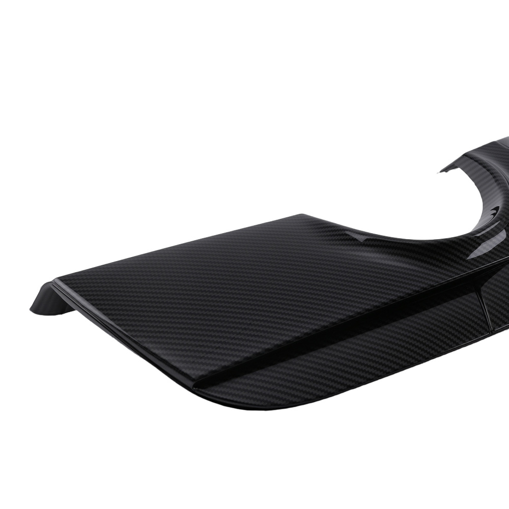 Rear Bumper Diffuser w/ LED Light compatible for BMW E92 E93 M Sport 2007-2013 Carbon Fiber