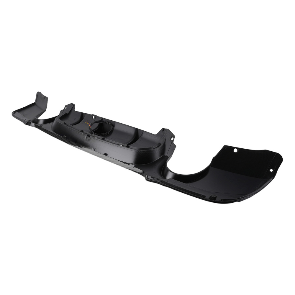 Rear Bumper Diffuser w/ LED Light compatible for BMW E92 E93 M Sport 2007-2013 Carbon Fiber
