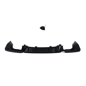 Black Competition Diffuser compatible for BMW G01 X3 M40i M-Sport 2018-2021 PP Style