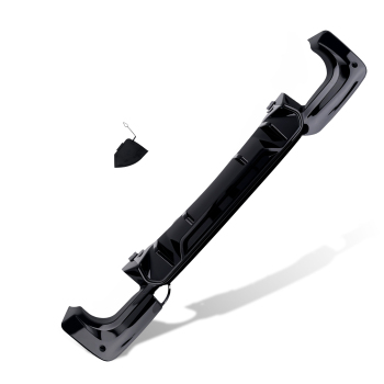 Black Competition Diffuser compatible for BMW G01 X3 M40i M-Sport 2018-2021 PP Style