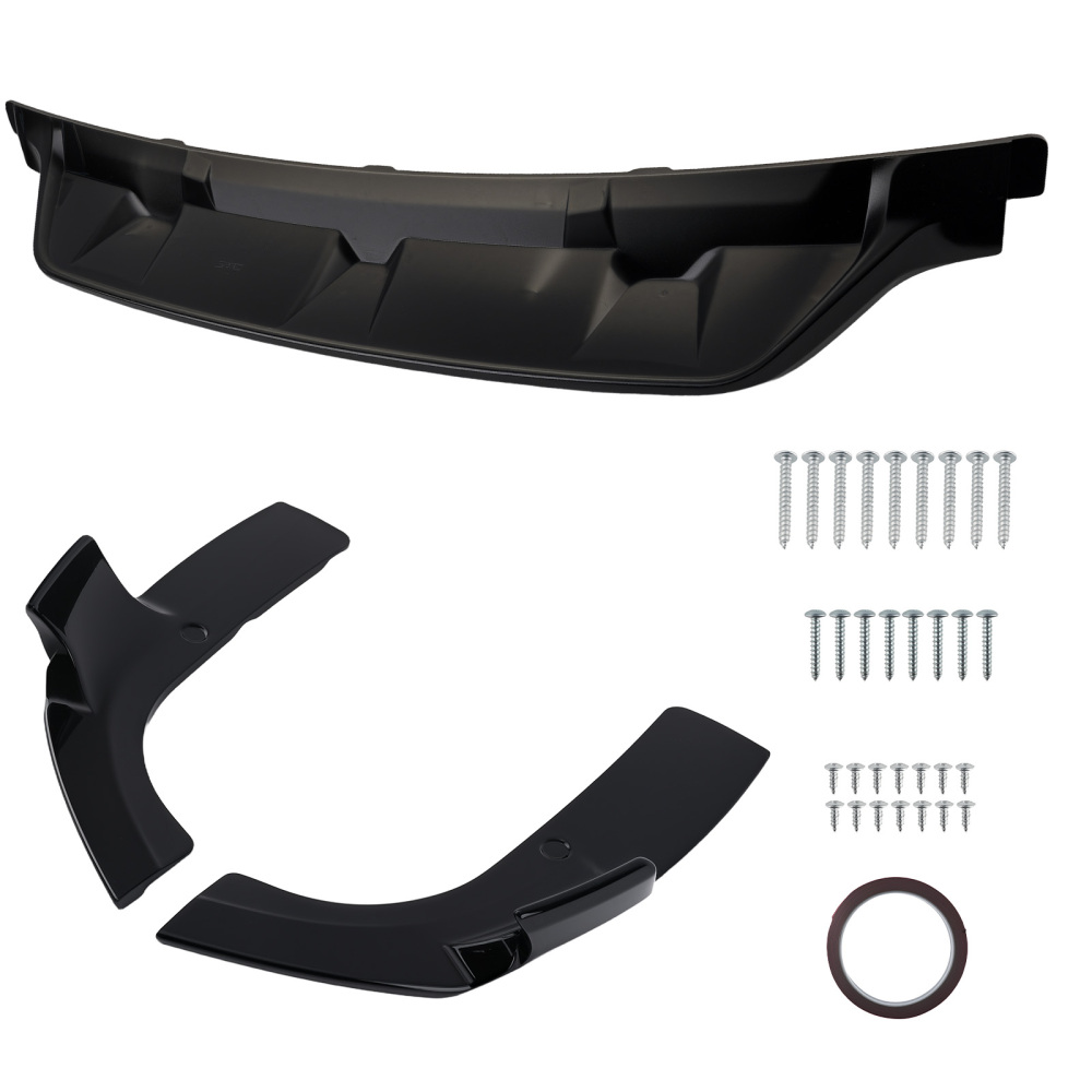 Gloss Black Rear Bumper Lip Diffuser Body Kit For 2020-2024 compatible for BMW G06 X6 M Sport