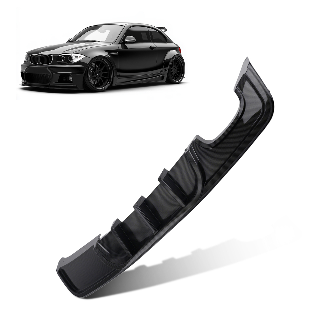 Carbon Look Attachment compatible for BMW E82 1 Series M Sport 2007-13 PP Material