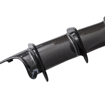 Rear Bumper Diffuser Shark Fin Carbon Fiber compatible for Mercedes-Benz C63 AMG 2008-2011