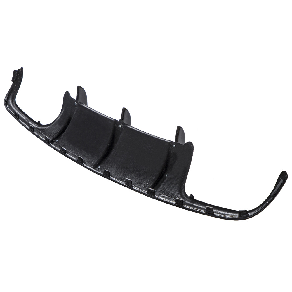 Rear Bumper Diffuser Shark Fin Carbon Fiber compatible for Mercedes-Benz C63 AMG 2008-2011