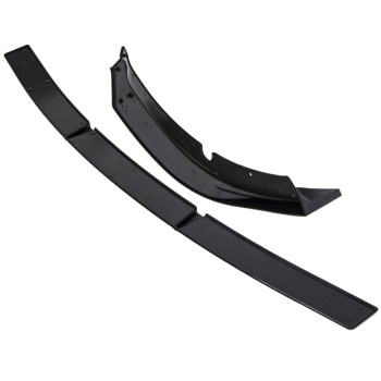 Front Bumper Splitter Spoiler Lip compatible for Dodge Charger 15-20 compatible for SRT-Style Carbon Style