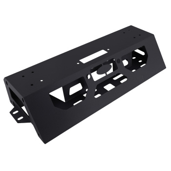 Black Front Bumper Assembly compatible for Ford F-250 F-350 F250 F350 Super Duty 1999-2004