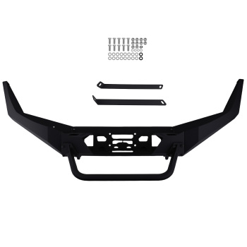 Black Front Bumper Assembly compatible for Ford F-250 F-350 F250 F350 Super Duty 1999-2004