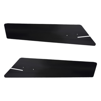 Rear Diffuser Kit compatible for Ford Mustang 15-23 PP Material Black Single Exit