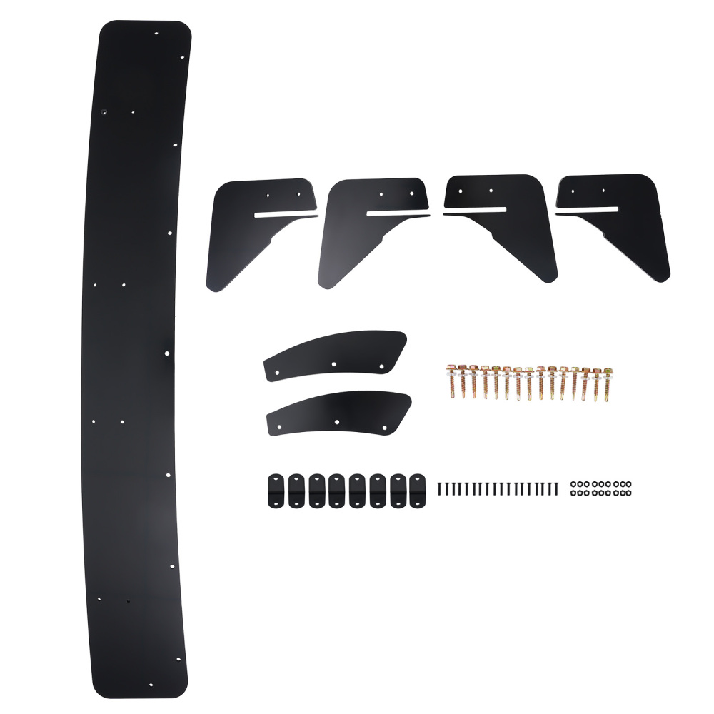 Rear Bumper Lip Diffuser Shark Fins Splitter Set for VW Golf/MK7/GTI ABS Plastic