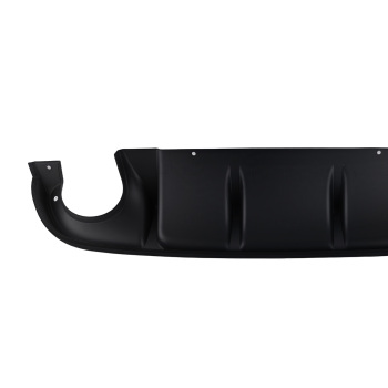 Black PP Rear Addon compatible for Infiniti Q50 Q50S Sport Sedan 2014-2017 Diffuser