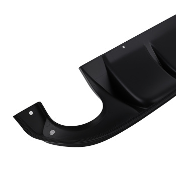 Black PP Rear Addon compatible for Infiniti Q50 Q50S Sport Sedan 2014-2017 Diffuser