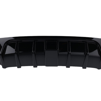 Rear Bumper Diffuser Lip W/ LED Light For 2018-23 compatible for Infiniti Q50 Gloss Black Color