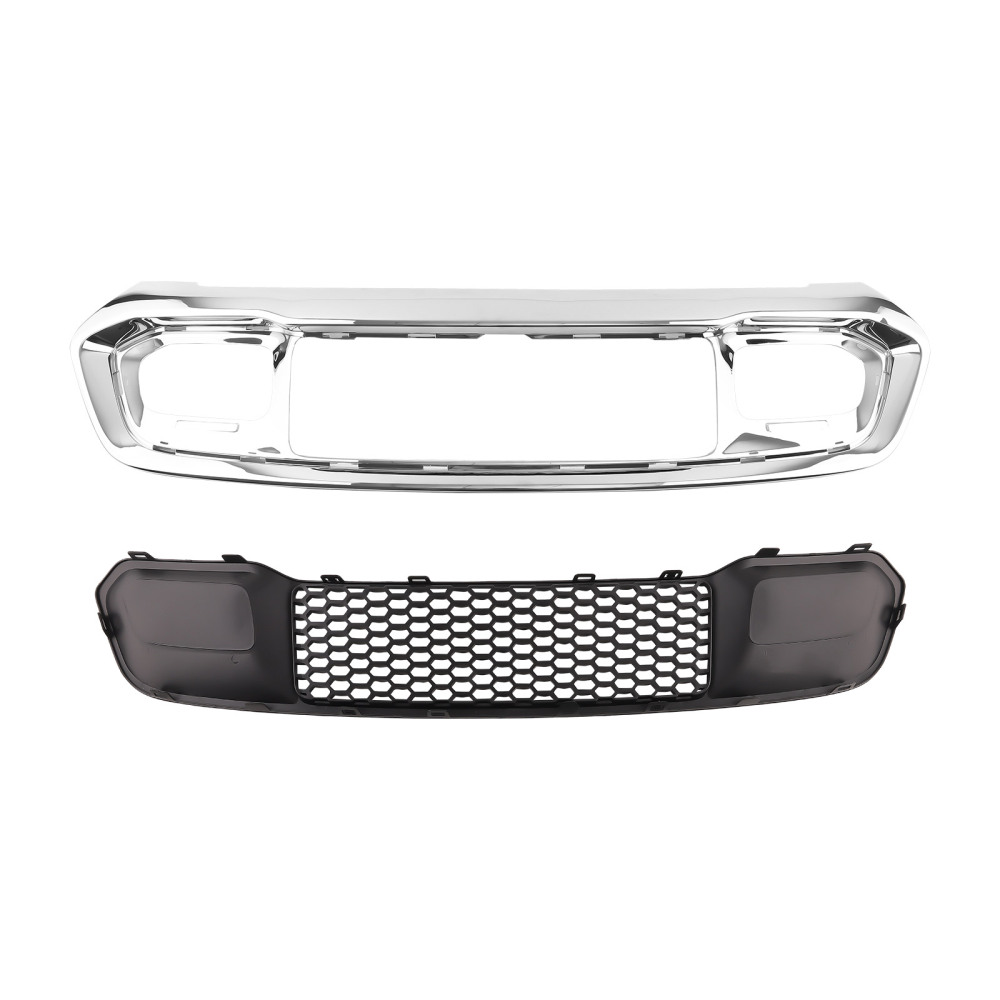 Front Grille Trim Molding Cover Kit compatible for Jeep Grand Cherokee 2017-2022 5ZM53SZ0AA