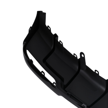 Black Performance Rear Bumper Diffuser W/ Extensions For 2024-2025 compatible for Tesla Model 3