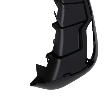 Black Performance Rear Bumper Diffuser W/ Extensions For 2024-2025 compatible for Tesla Model 3