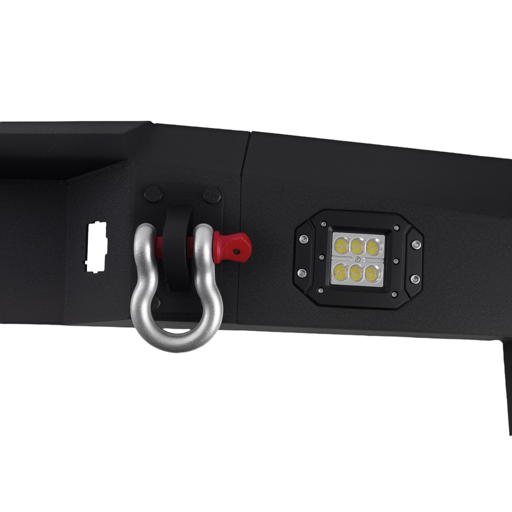 Heavy Duty Steel Rear Bumper compatible for Toyota Tacoma 05-15 Complete with Hardware