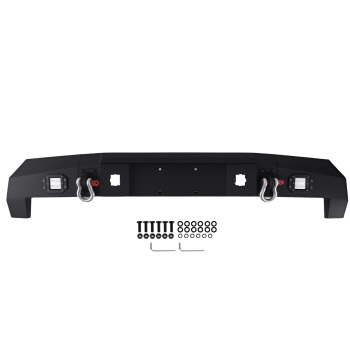 Heavy Duty Steel Rear Bumper compatible for Toyota Tacoma 05-15 Complete with Hardware