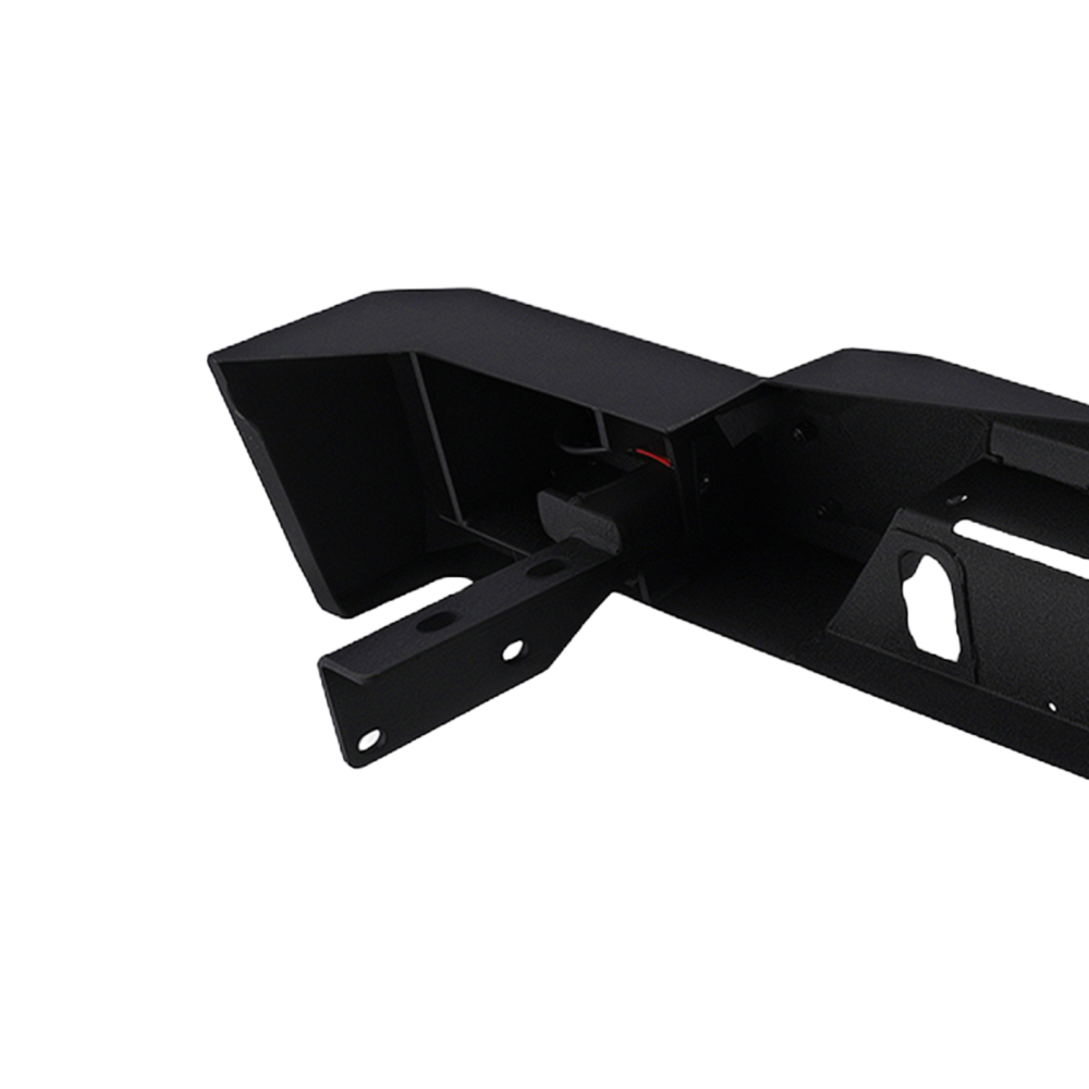 Rear Bumper with LED LightsD-rings Black For 2016-2023 compatible for Toyota Tacoma