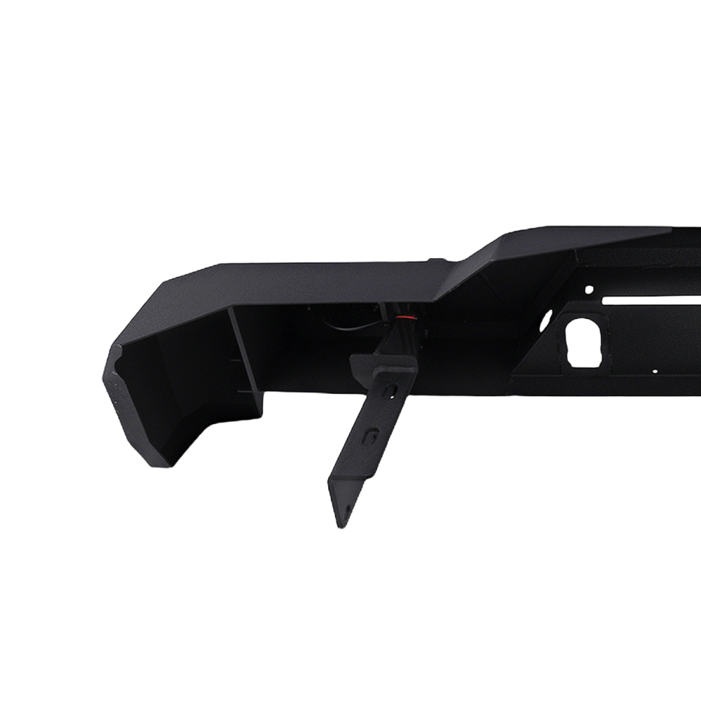 Rear Bumper with LED LightsD-rings Black For 2016-2023 compatible for Toyota Tacoma