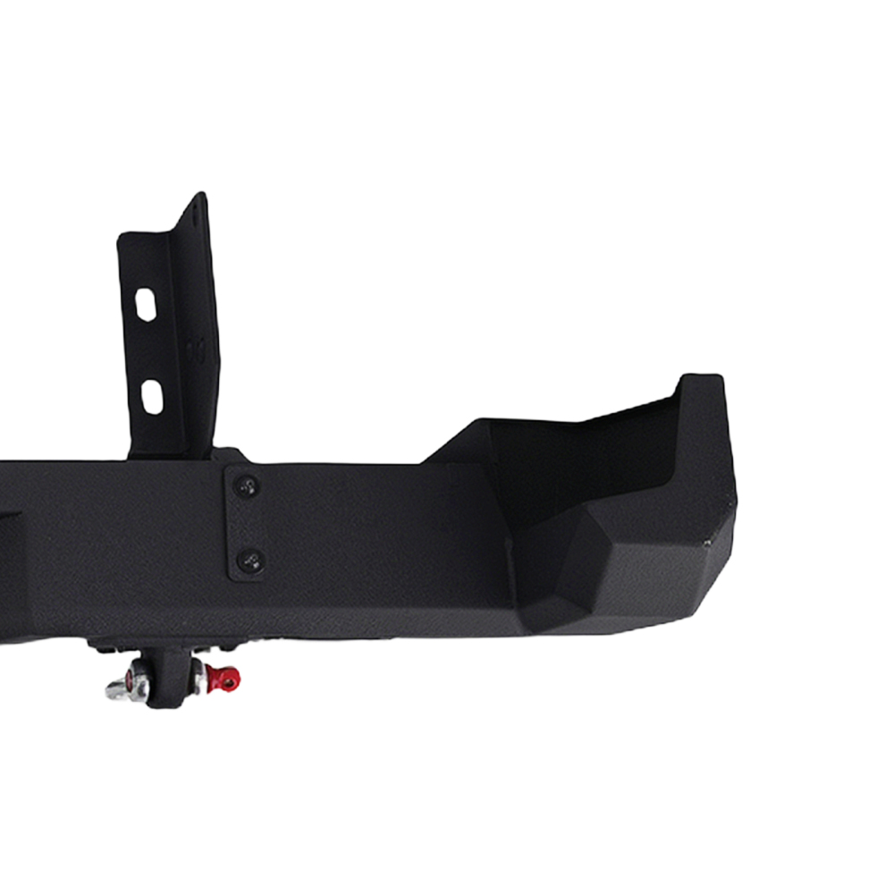 Rear Bumper with LED LightsD-rings Black For 2016-2023 compatible for Toyota Tacoma