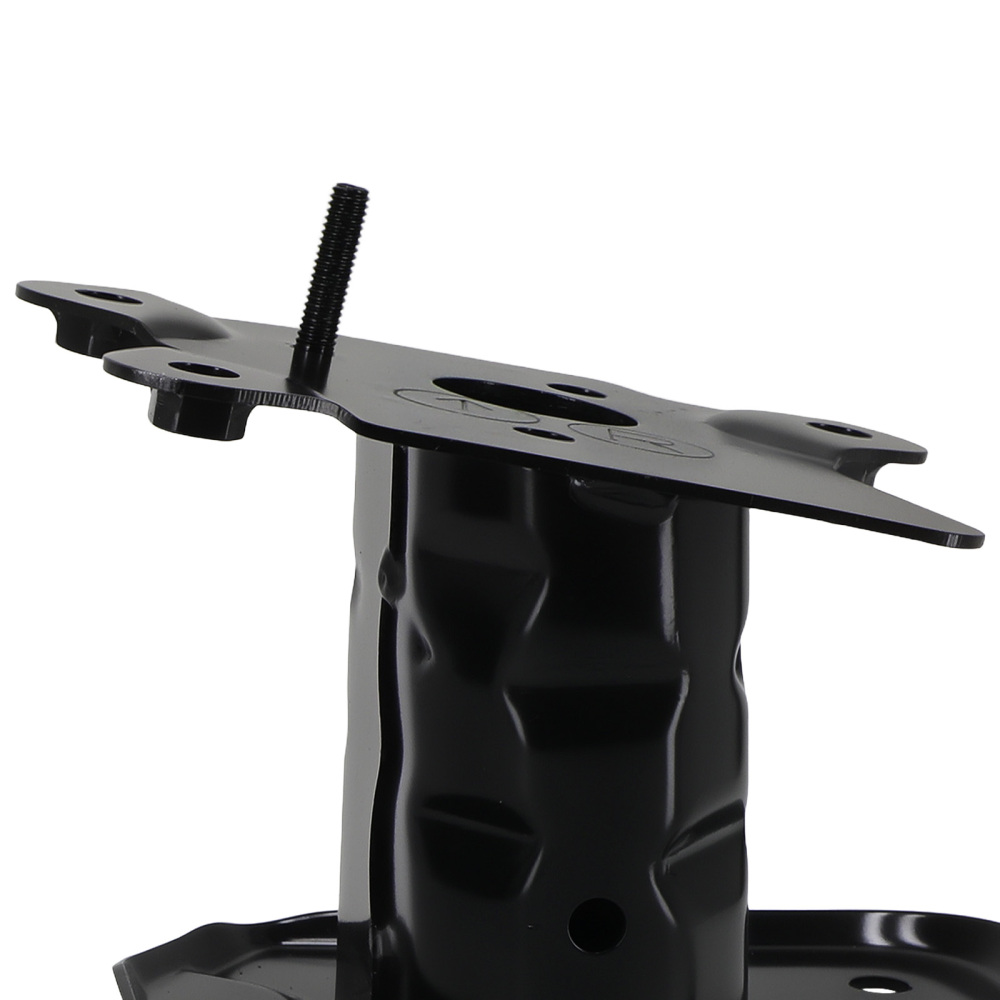 Front Bumper Rail Support Bracket compatible for Toyota RAV4 2013-2018 Metal Black