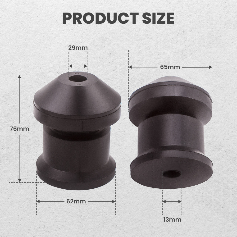 Pair Replacement Front Suspension Bump Stop compatible for Hummer H3 amp; H3T 2006-2010