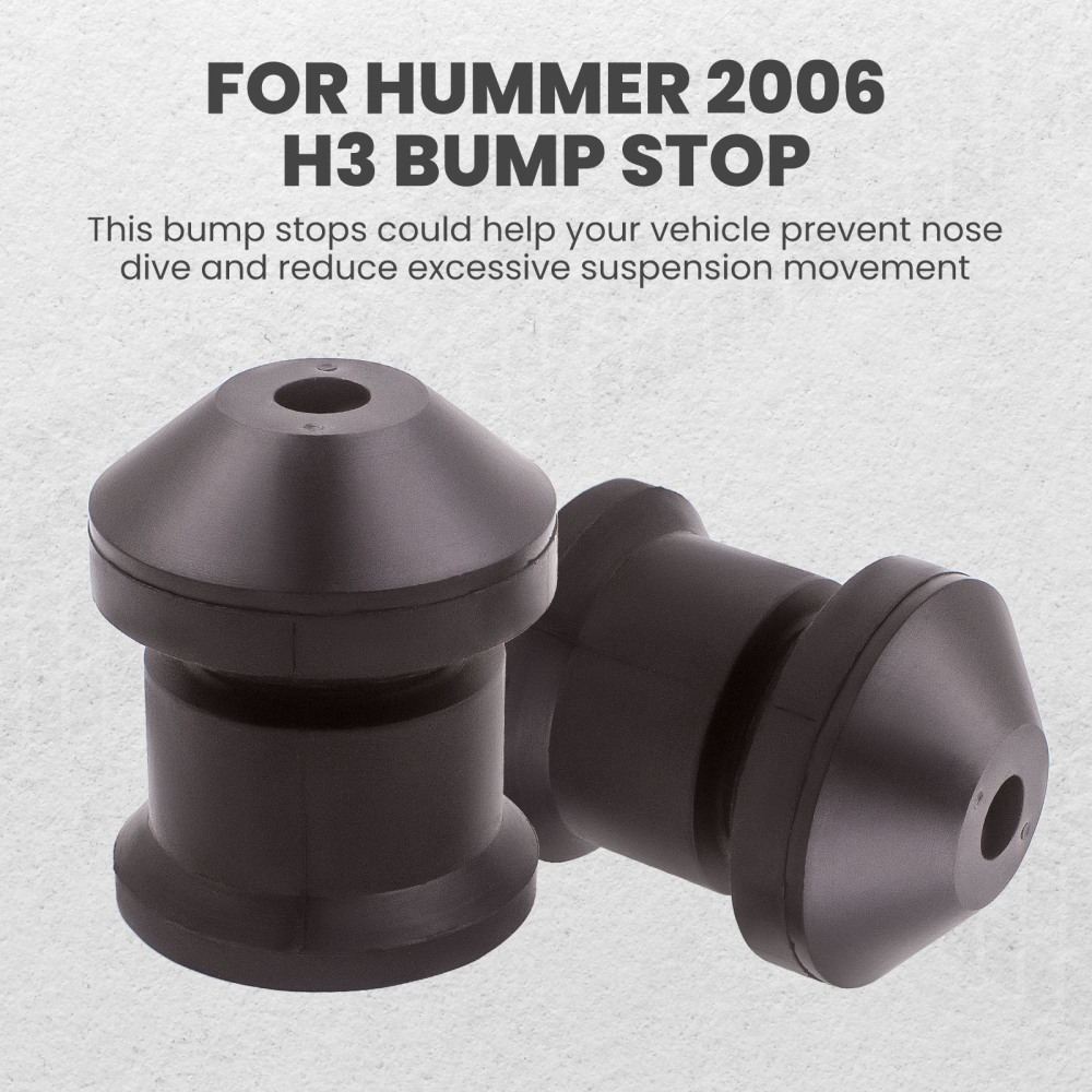 Pair Replacement Front Suspension Bump Stop compatible for Hummer H3 amp; H3T 2006-2010
