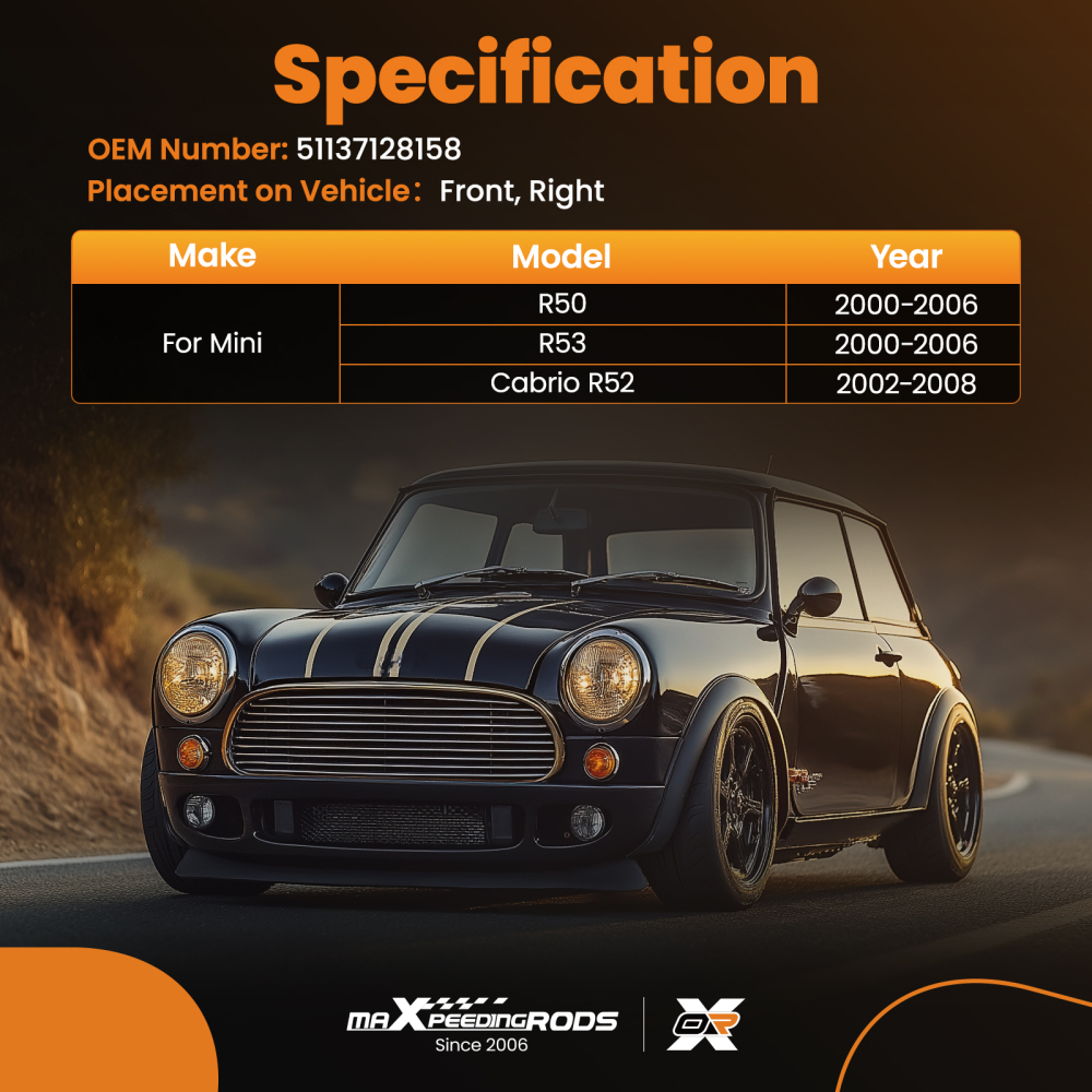 A Pillar Molding Trim Cover N/S compatible for MINI Cooper R50 R52 R53 Cabrio R52