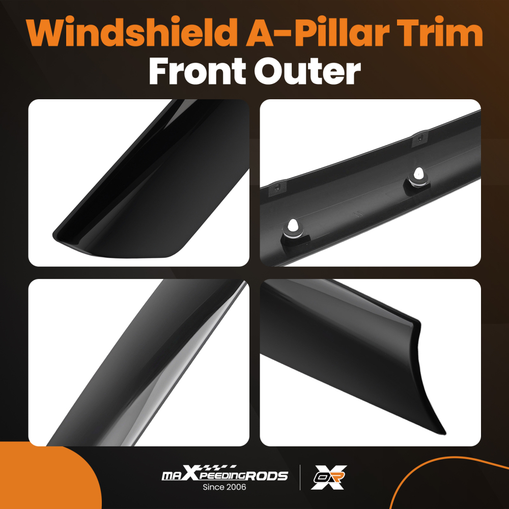 A Pillar Molding Trim Cover N/S compatible for MINI Cooper R50 R52 R53 Cabrio R52
