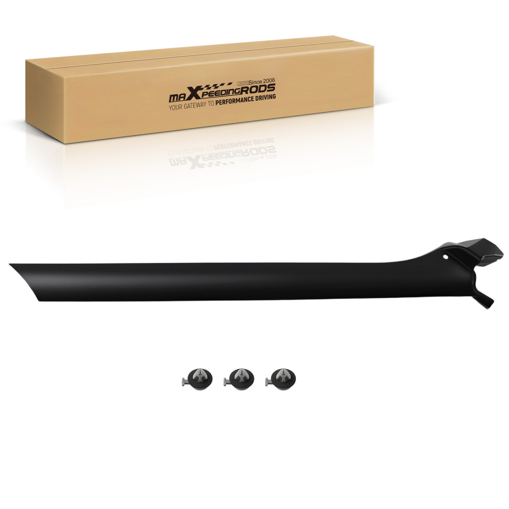 A Pillar Molding Left Side compatible for Range Rover Sport 06-13 Black Plastic