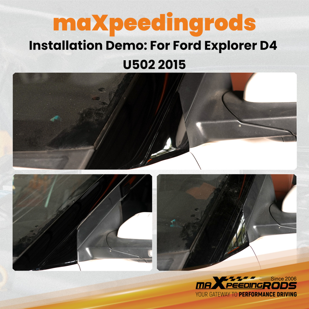 A Pillar Molding Left Trim compatible for Ford Explorer 2.3L 3.5L 2011-2019 Replacement