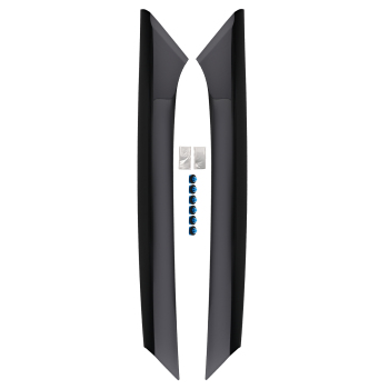 Front Windshield A-Pillar Trim Pair compatible for Ford Flex 2009-2019 BA8Z7403145AA