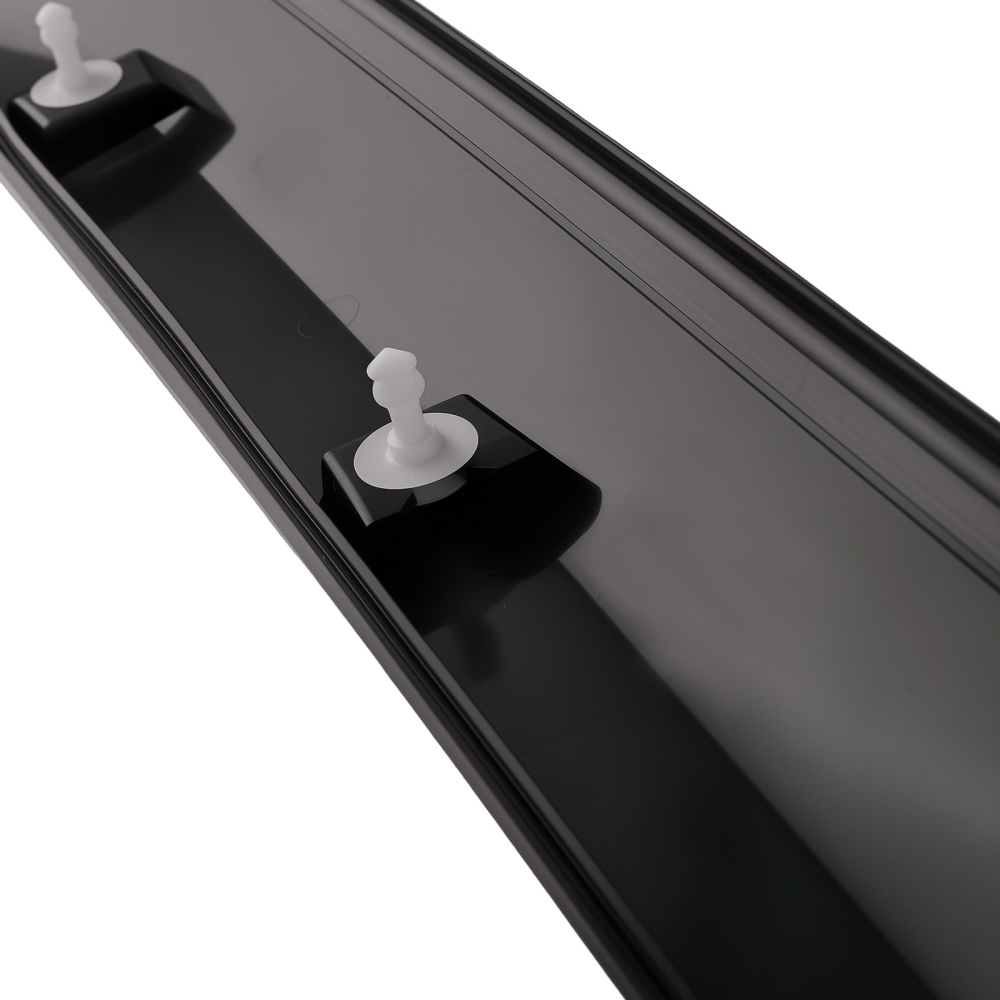 Pillar Molding Trim Front Right Side compatible for Nissan Maxima 2016-2023 Black ABS