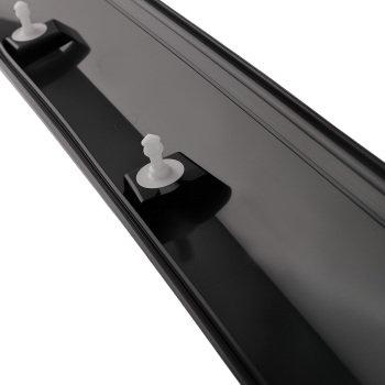 Pillar Molding Trim Front Right Side compatible for Nissan Maxima 2016-2023 Black ABS